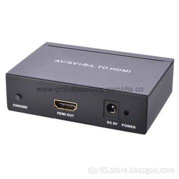 AV to HDMI Converter with CE/FCC Certificates
